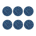 Blue Camouflage Knitted Pattern Print Coaster Set