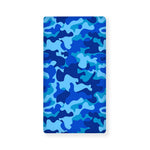 Blue Camouflage Print Baby Crib Sheet