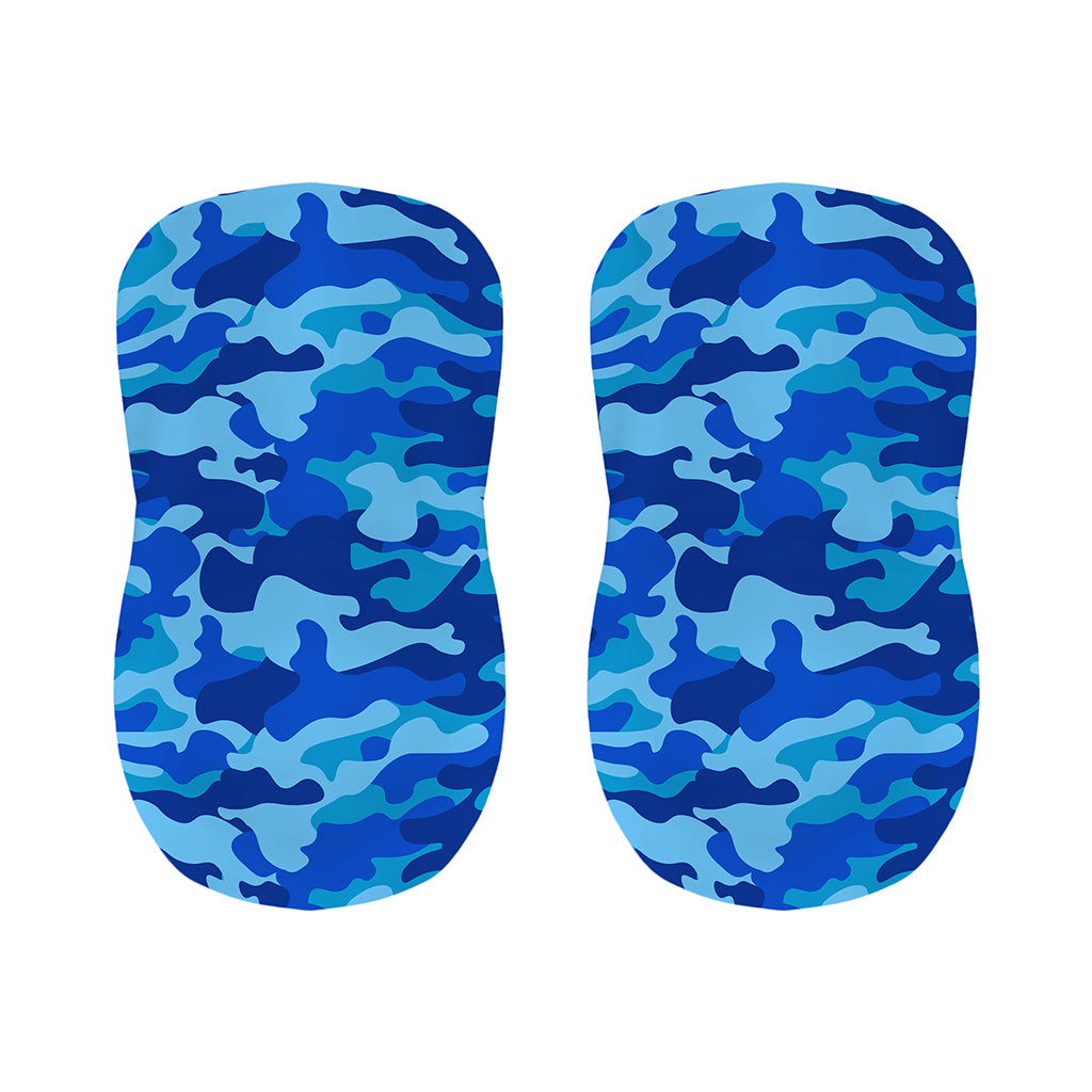 Blue Camouflage Print Bar Stool Covers