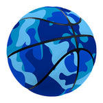 Blue Camouflage Print Basketball