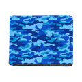 Blue Camouflage Print Bifold Wallet