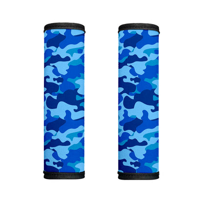 Blue Camouflage Print Handle Covers