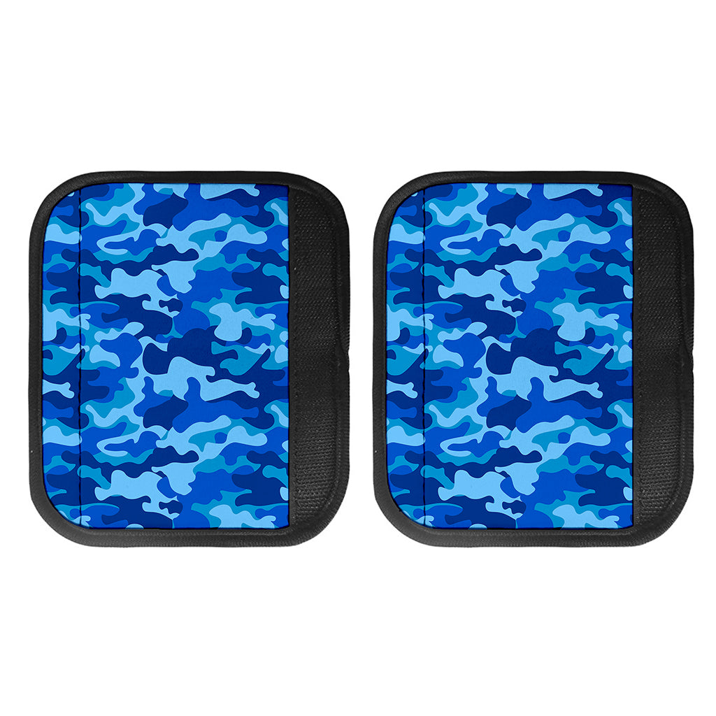 Blue Camouflage Print Handle Covers