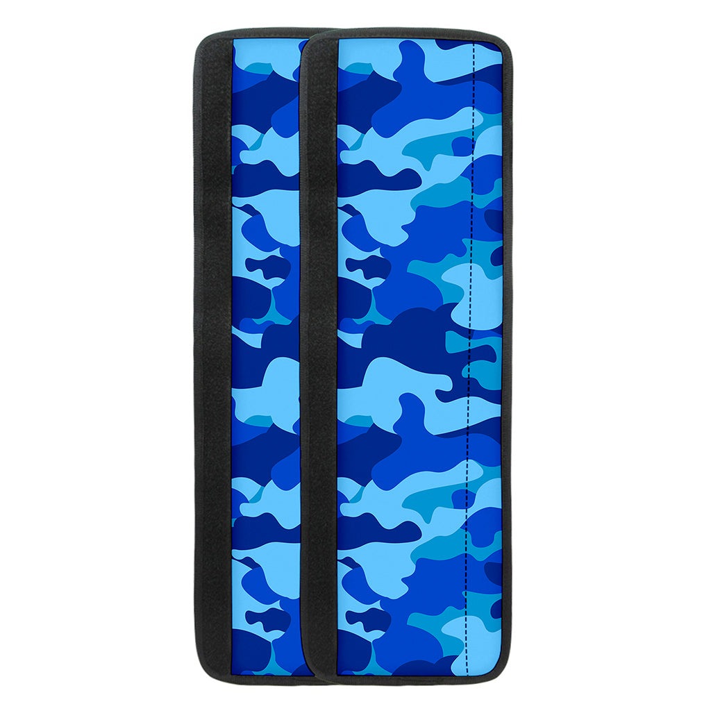 Blue Camouflage Print Refrigerator Handle Covers