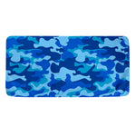 Blue Camouflage Print Towel