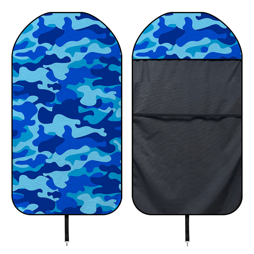 Blue Camouflage Print Waterproof Car Seat Cover