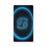 Blue Cancer Zodiac Sign Print Baby Crib Sheet