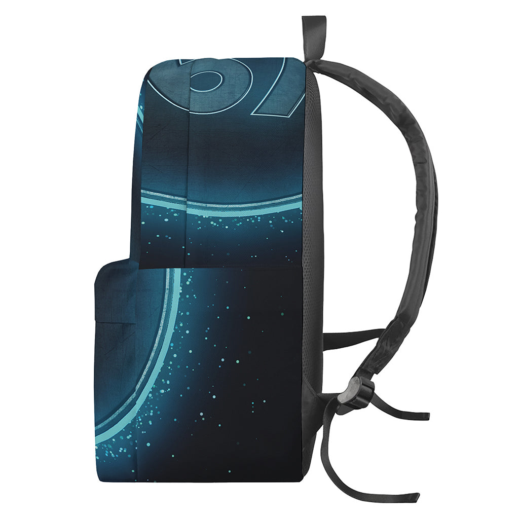 Blue Cancer Zodiac Sign Print Backpack