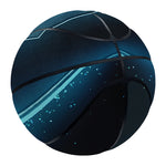 Blue Cancer Zodiac Sign Print Basketball