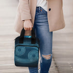 Blue Cancer Zodiac Sign Print Bible Tote Bag