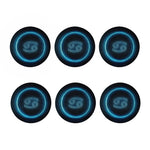 Blue Cancer Zodiac Sign Print Coaster Set
