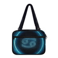Blue Cancer Zodiac Sign Print Double Strap Bible Bag