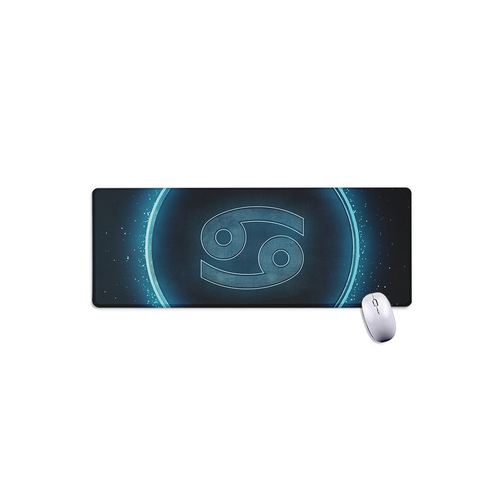 Blue Cancer Zodiac Sign Print Extended Mouse Pad