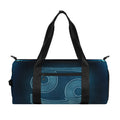Blue Cancer Zodiac Sign Print Gym Bag