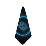 Blue Cancer Zodiac Sign Print Hand Towel