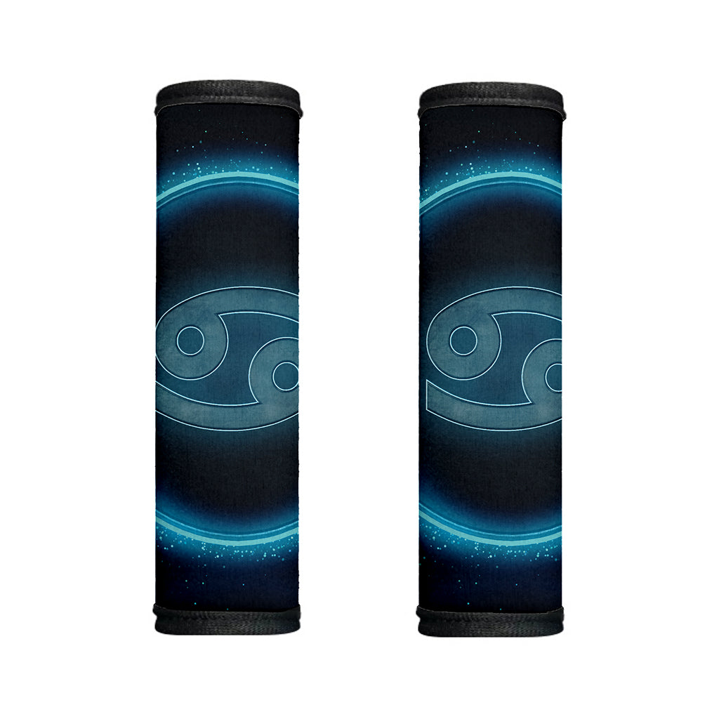 Blue Cancer Zodiac Sign Print Handle Covers