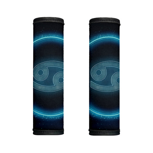 Blue Cancer Zodiac Sign Print Handle Covers
