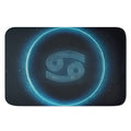 Blue Cancer Zodiac Sign Print Indoor Door Mat