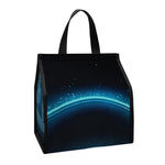 Blue Cancer Zodiac Sign Print Insulated Lunch Tote