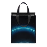 Blue Cancer Zodiac Sign Print Insulated Lunch Tote