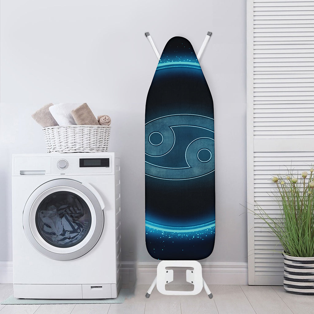 Blue Cancer Zodiac Sign Print Ironing Board Cover