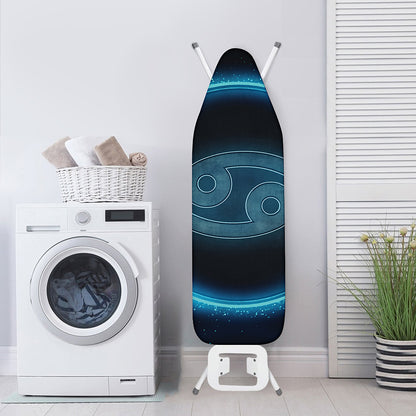 Blue Cancer Zodiac Sign Print Ironing Board Cover