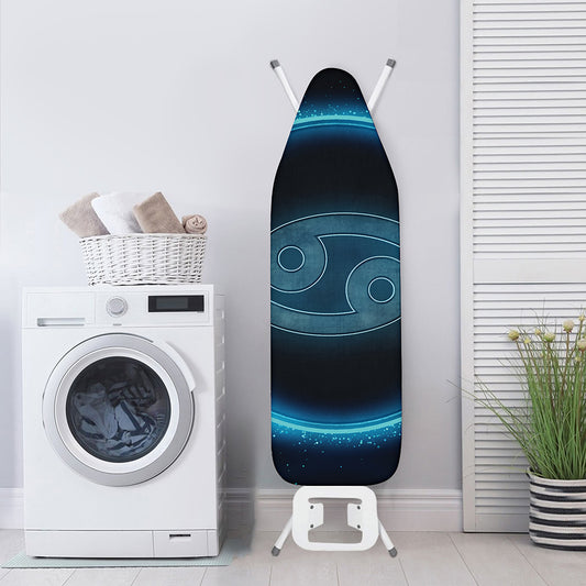 Blue Cancer Zodiac Sign Print Ironing Board Cover