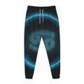Blue Cancer Zodiac Sign Print Jogger Pants