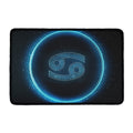 Blue Cancer Zodiac Sign Print Kitchen Mat