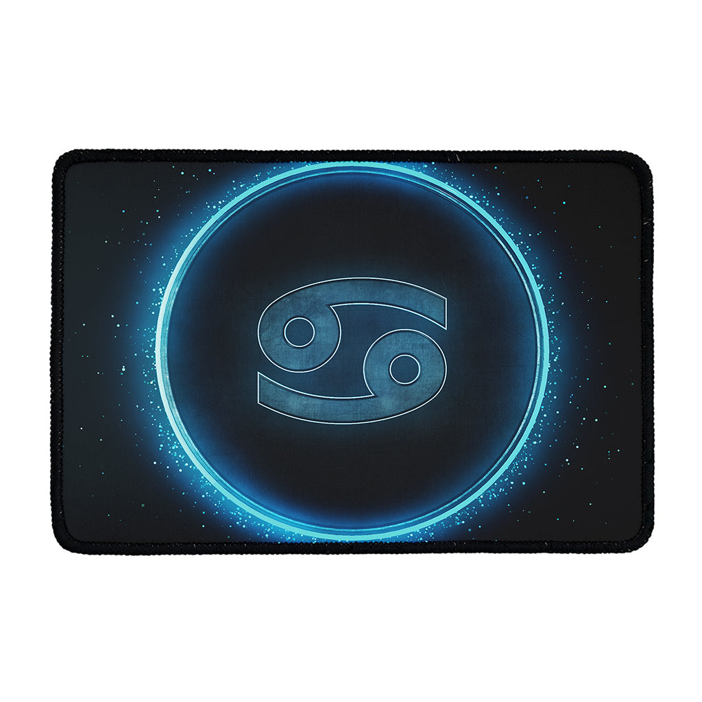 Blue Cancer Zodiac Sign Print Kitchen Mat