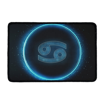 Blue Cancer Zodiac Sign Print Kitchen Mat