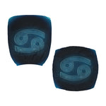 Blue Cancer Zodiac Sign Print Office Chair Cover
