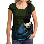 Blue Cancer Zodiac Sign Print Pet Sling Carrier