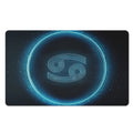 Blue Cancer Zodiac Sign Print Polyester Doormat