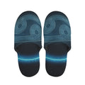 Blue Cancer Zodiac Sign Print Slippers