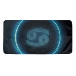 Blue Cancer Zodiac Sign Print Towel