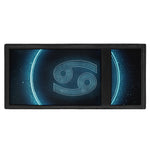 Blue Cancer Zodiac Sign Print Trifold Wallet