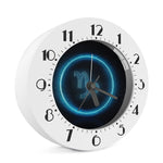 Blue Capricorn Zodiac Sign Print Alarm Clock