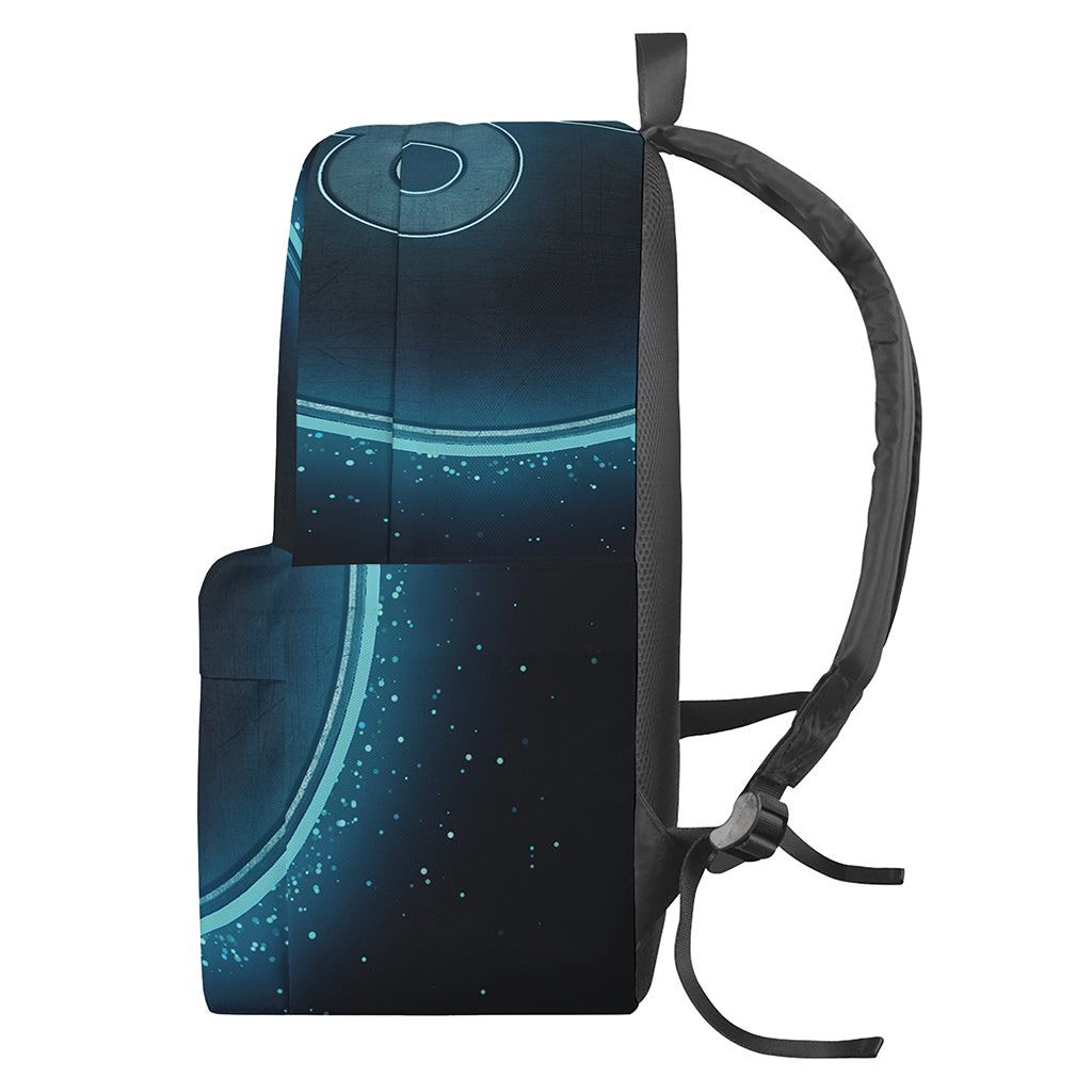 Blue Capricorn Zodiac Sign Print Backpack