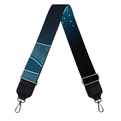 Blue Capricorn Zodiac Sign Print Bag Strap