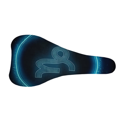 Blue Capricorn Zodiac Sign Print Bicycle Seat Cover