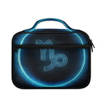 Blue Capricorn Zodiac Sign Print Briefcase Bible Bag