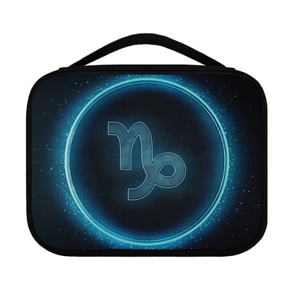 Blue Capricorn Zodiac Sign Print Classic Bible Case