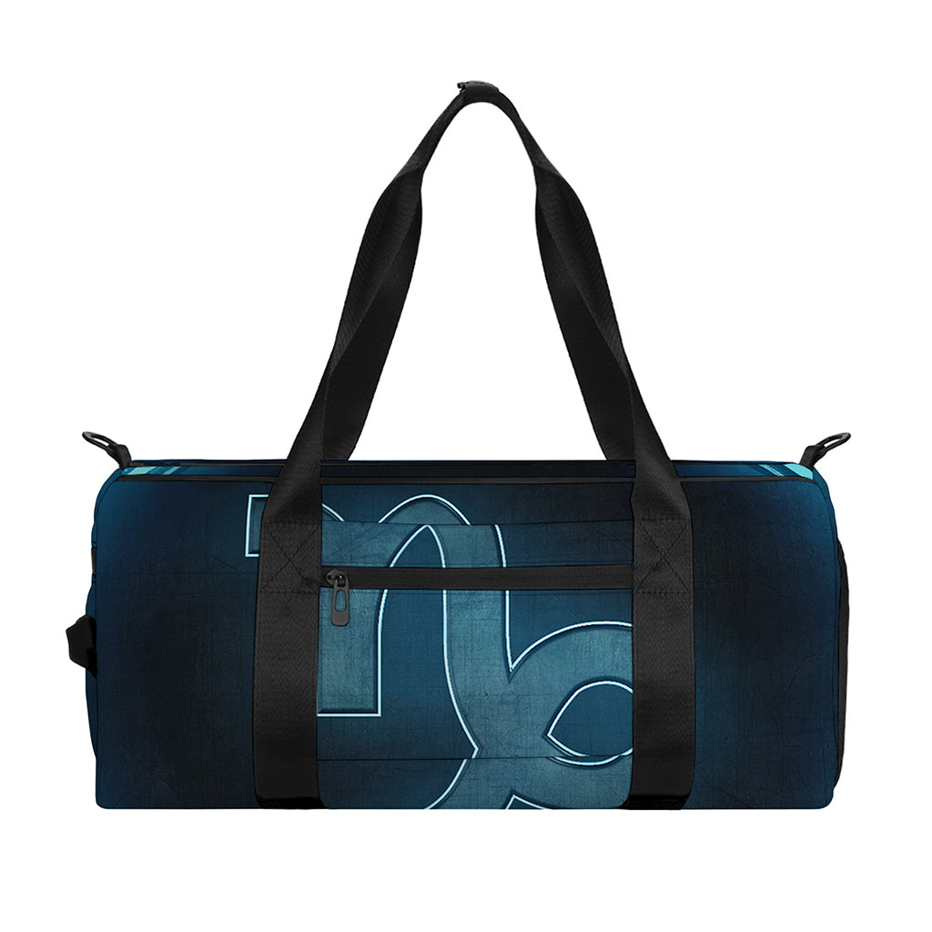 Blue Capricorn Zodiac Sign Print Gym Bag