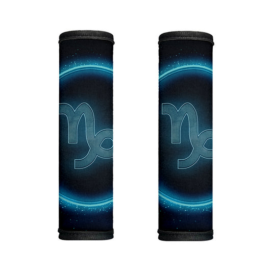 Blue Capricorn Zodiac Sign Print Handle Covers