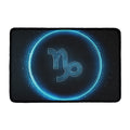 Blue Capricorn Zodiac Sign Print Kitchen Mat