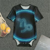 Blue Capricorn Zodiac Sign Print Men's Bodysuit