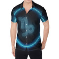 Blue Capricorn Zodiac Sign Print Men's Shirt