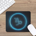 Blue Capricorn Zodiac Sign Print Mouse Pad