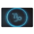 Blue Capricorn Zodiac Sign Print Polyester Doormat